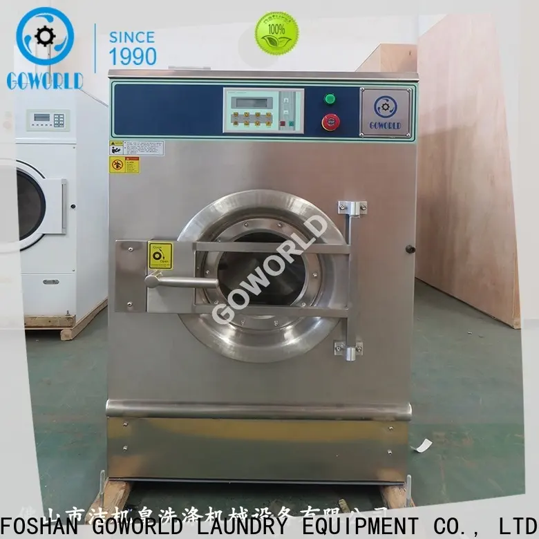 GOWORLD stainless steel semi automatic laundry machine Easy to control for Commercial laundromat207 1