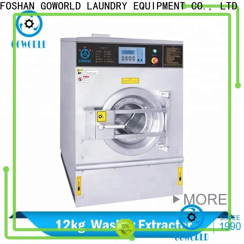 GOWORLD stainless steel semi automatic laundry machine Easy to control for Commercial laundromat238 1