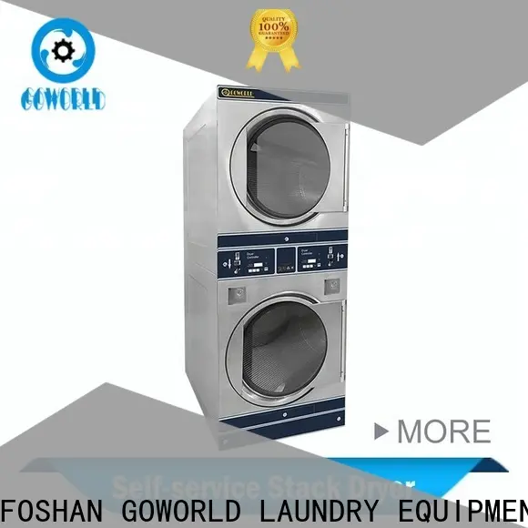 GOWORLD stainless steel semi automatic laundry machine Easy to control for Commercial laundromat242 1