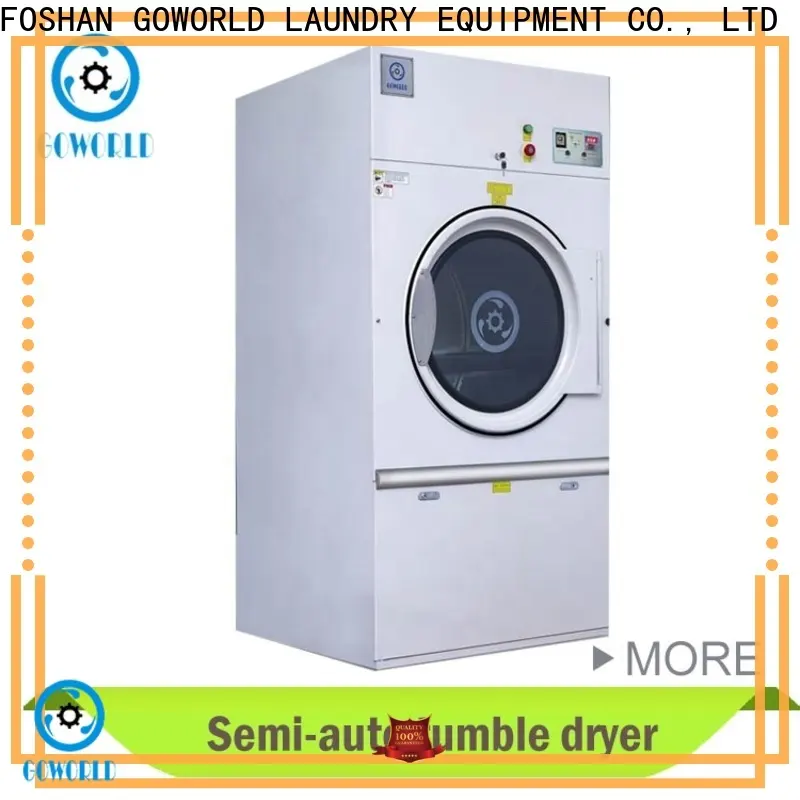 GOWORLD stainless steel semi automatic laundry machine Easy to control for Commercial laundromat244 1