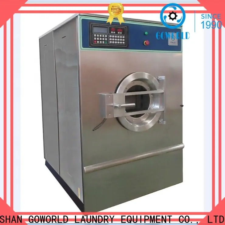 GOWORLD stainless steel semi automatic laundry machine Easy to control for Commercial laundromat257 1