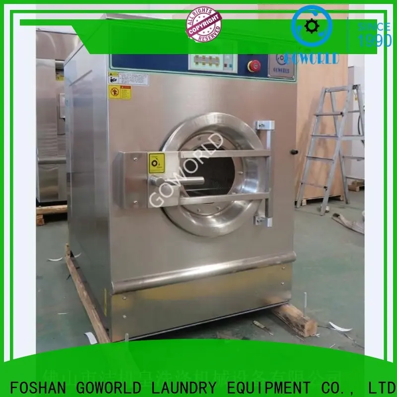 GOWORLD stainless steel semi automatic laundry machine Easy to control for Commercial laundromat264 1