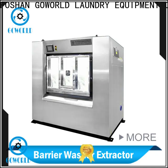 GOWORLD stainless steel semi automatic laundry machine Easy to control for Commercial laundromat268 1