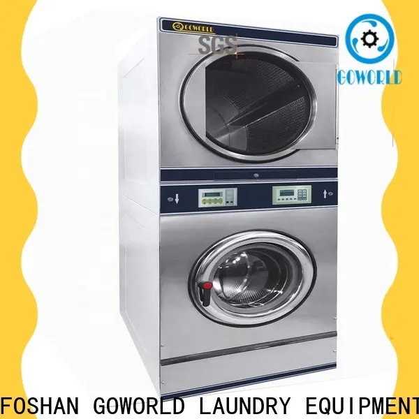 GOWORLD stainless steel semi automatic laundry machine Easy to control for Commercial laundromat270 1