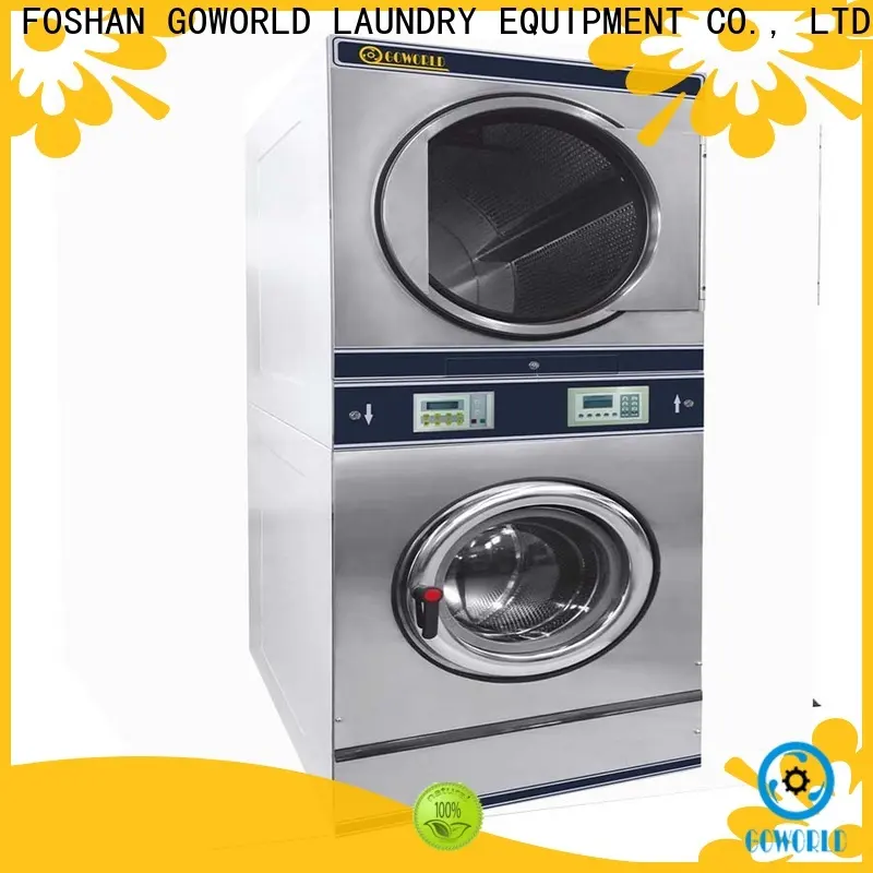 GOWORLD stainless steel semi automatic laundry machine Easy to control for Commercial laundromat271 1