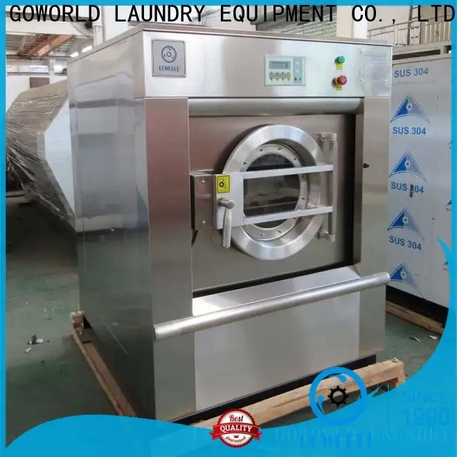 GOWORLD stainless steel semi automatic laundry machine Easy to control for Commercial laundromat272 1