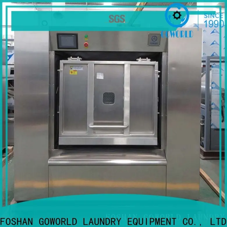 GOWORLD stainless steel semi automatic laundry machine Easy to control for Commercial laundromat273 1
