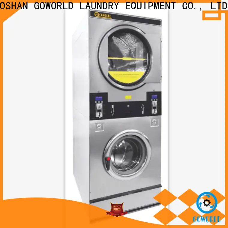 GOWORLD stainless steel semi automatic laundry machine Easy to control for Commercial laundromat274 1