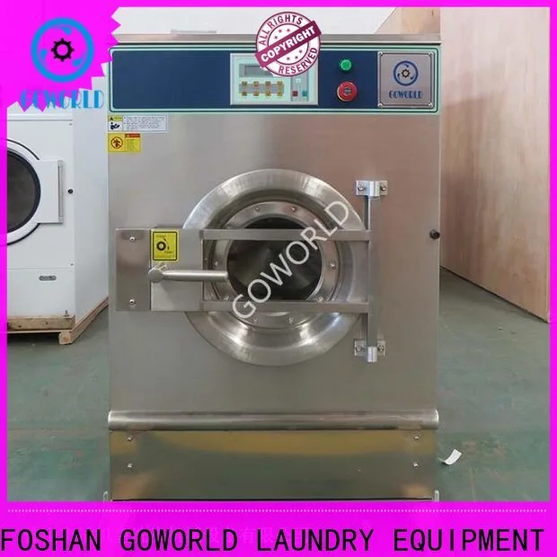 GOWORLD stainless steel semi automatic laundry machine Easy to control for Commercial laundromat275 1