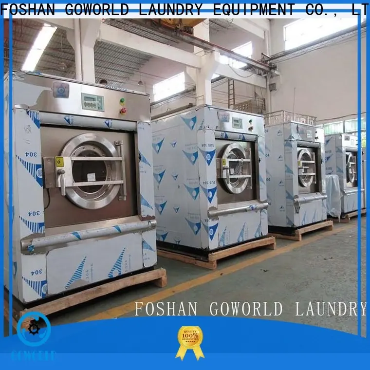 GOWORLD stainless steel semi automatic laundry machine Easy to control for Commercial laundromat277 1
