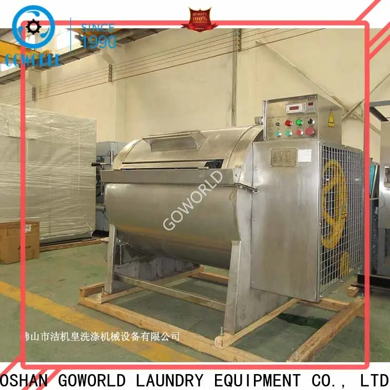 GOWORLD stainless steel semi automatic laundry machine Easy to control for Commercial laundromat276 1