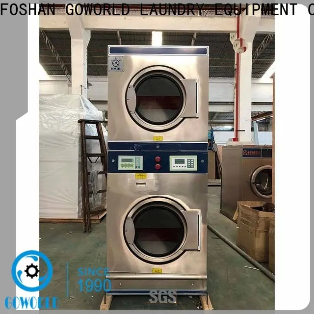 GOWORLD stainless steel semi automatic laundry machine Easy to control for Commercial laundromat278 1