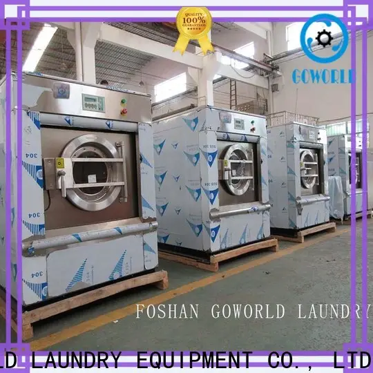 GOWORLD stainless steel semi automatic laundry machine Easy to control for Commercial laundromat280 1