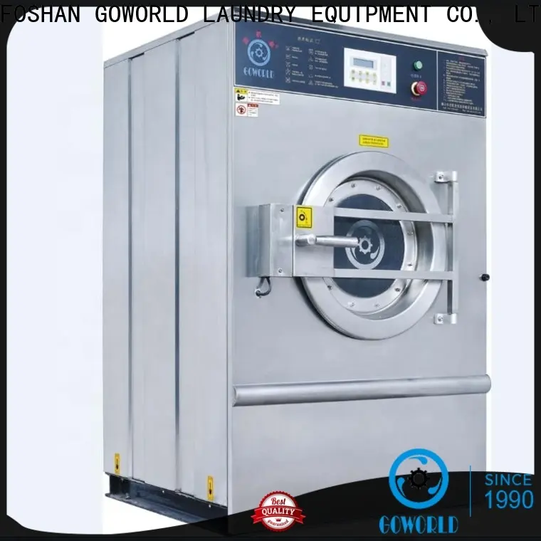 GOWORLD stainless steel semi automatic laundry machine Easy to control for Commercial laundromat282 1