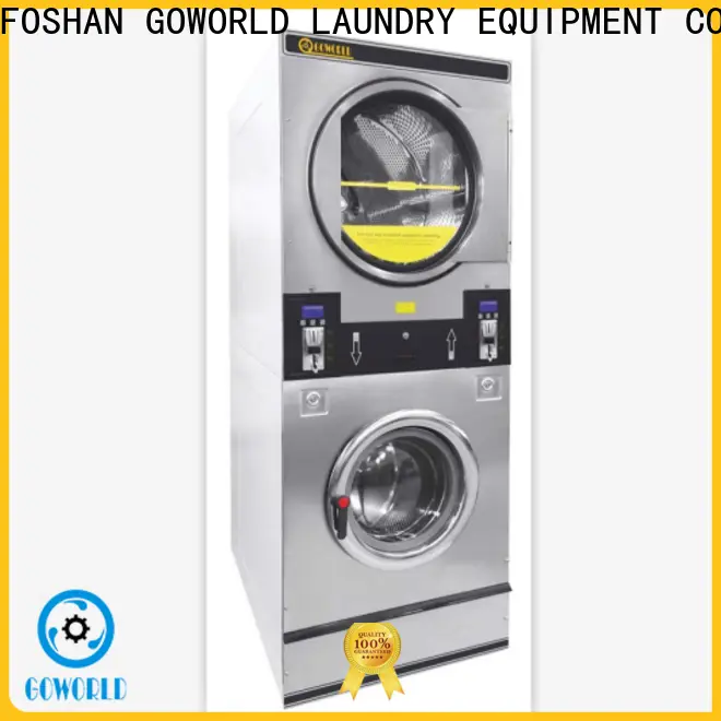 GOWORLD stainless steel semi automatic laundry machine Easy to control for Commercial laundromat285 1