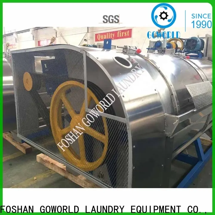 GOWORLD stainless steel semi automatic laundry machine Easy to control for Commercial laundromat286 1