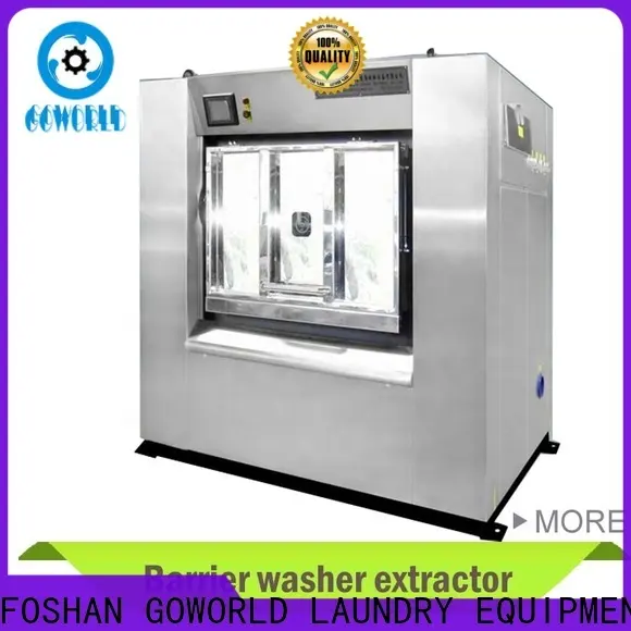 GOWORLD stainless steel semi automatic laundry machine Easy to control for Commercial laundromat304 1