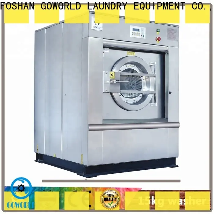 GOWORLD stainless steel semi automatic laundry machine Easy to control for Commercial laundromat323 1