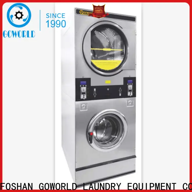 GOWORLD stainless steel semi automatic laundry machine Easy to control for Commercial laundromat329 1