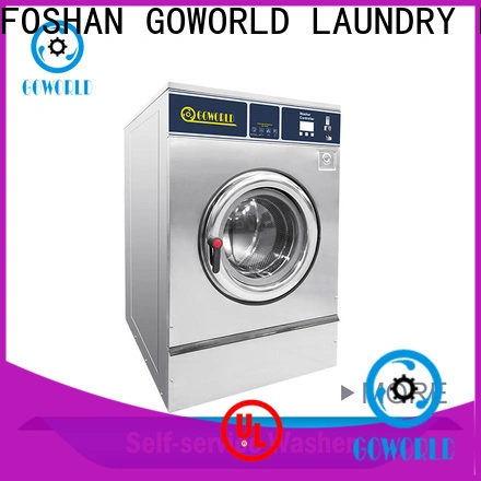 GOWORLD stainless steel semi automatic laundry machine Easy to control for Commercial laundromat339 1