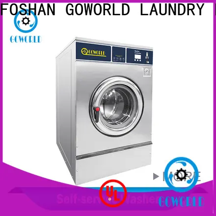 GOWORLD stainless steel semi automatic laundry machine Easy to control for Commercial laundromat339 1