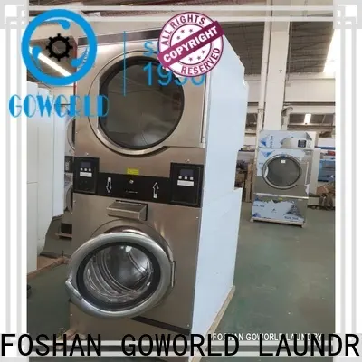GOWORLD stainless steel semi automatic laundry machine Easy to control for Commercial laundromat347 1