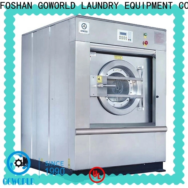 GOWORLD stainless steel semi automatic laundry machine Easy to control for Commercial laundromat350 1