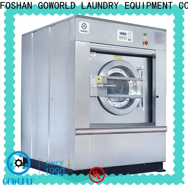 GOWORLD stainless steel semi automatic laundry machine Easy to control for Commercial laundromat350 1