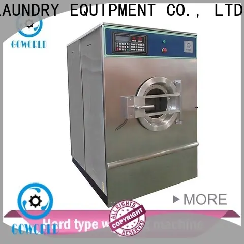 GOWORLD stainless steel semi automatic laundry machine Easy to control for Commercial laundromat380 1