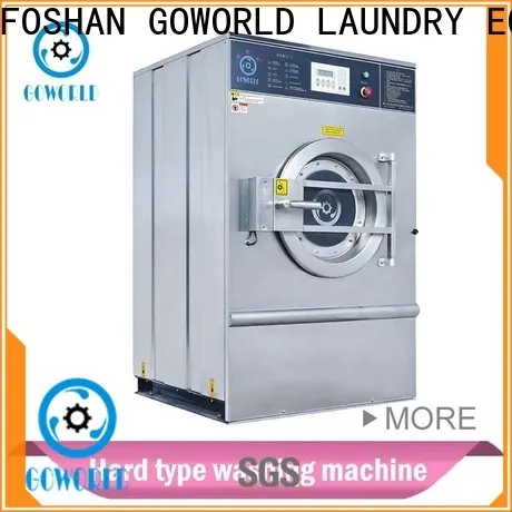 GOWORLD stainless steel semi automatic laundry machine Easy to control for Commercial laundromat383 1