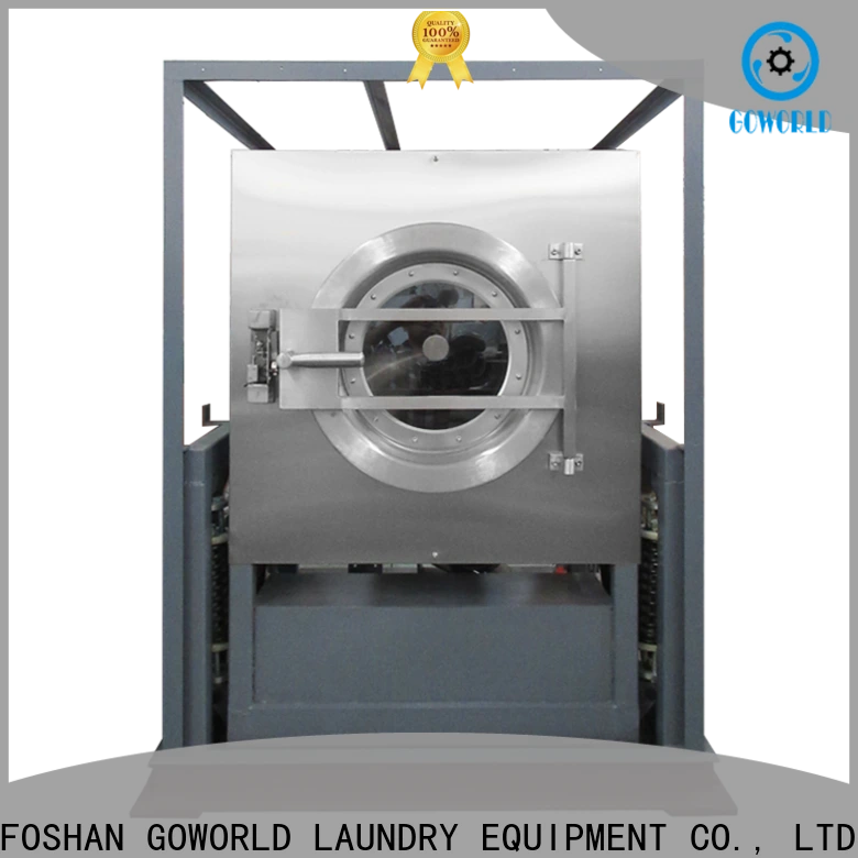 GOWORLD stainless steel semi automatic laundry machine Easy to control for Commercial laundromat385 1