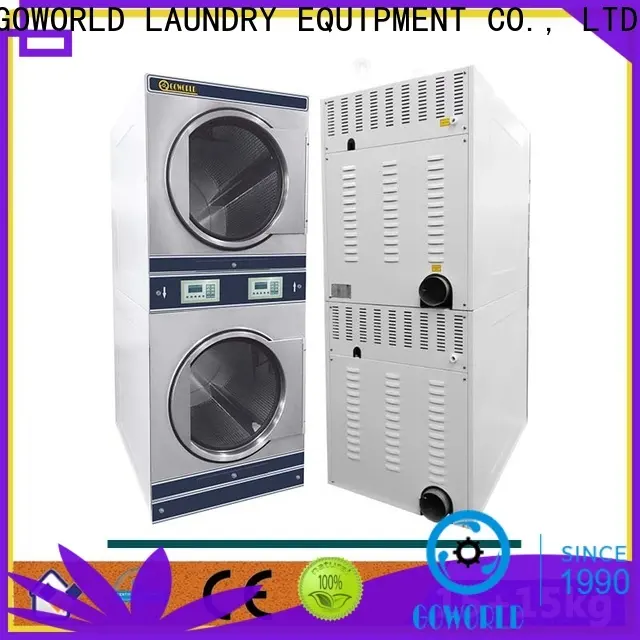 GOWORLD stainless steel semi automatic laundry machine Easy to control for Commercial laundromat395 1