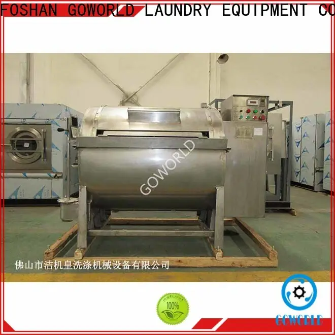GOWORLD stainless steel semi automatic laundry machine Easy to control for Commercial laundromat414 1