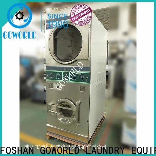 GOWORLD stainless steel semi automatic laundry machine Easy to control for Commercial laundromat416 1