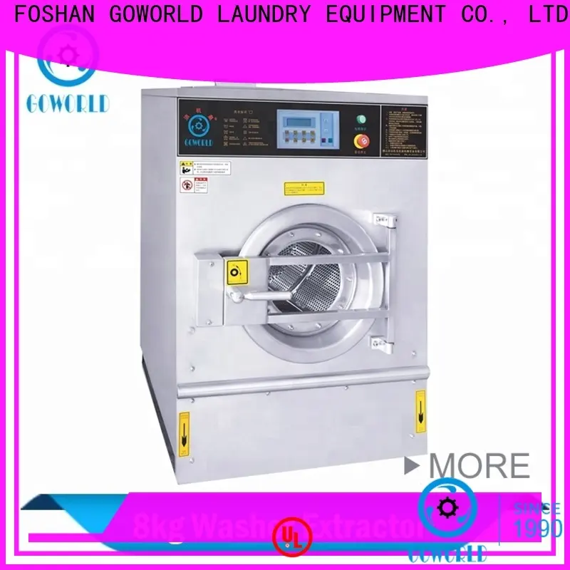 GOWORLD stainless steel semi automatic laundry machine Easy to control for Commercial laundromat445 1
