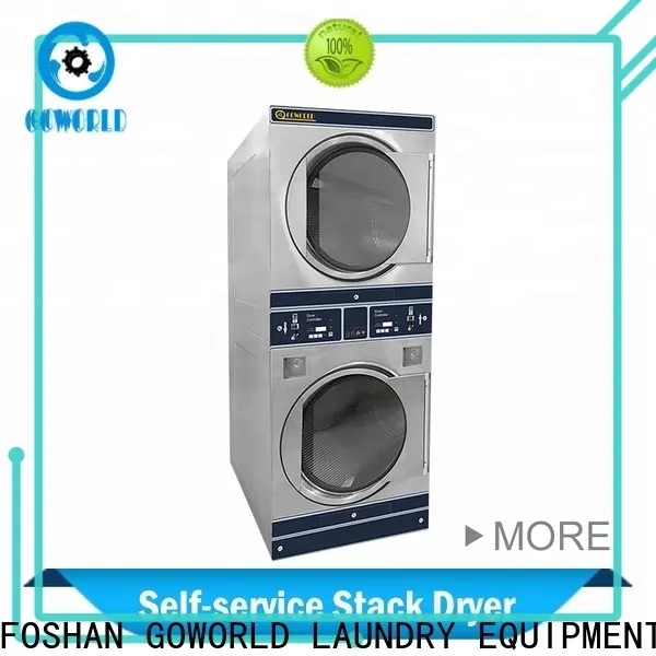 GOWORLD stainless steel semi automatic laundry machine Easy to control for Commercial laundromat447 1