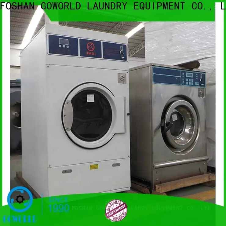 GOWORLD stainless steel semi automatic laundry machine Easy to control for Commercial laundromat448 1