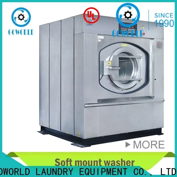 GOWORLD stainless steel semi automatic laundry machine Easy to control for Commercial laundromat451 1