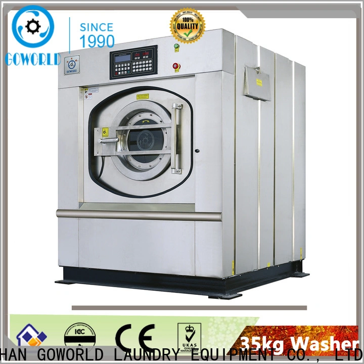 GOWORLD stainless steel semi automatic laundry machine Easy to control for Commercial laundromat454 1