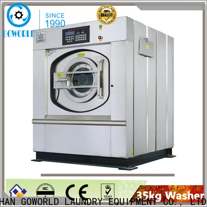 GOWORLD stainless steel semi automatic laundry machine Easy to control for Commercial laundromat454 1
