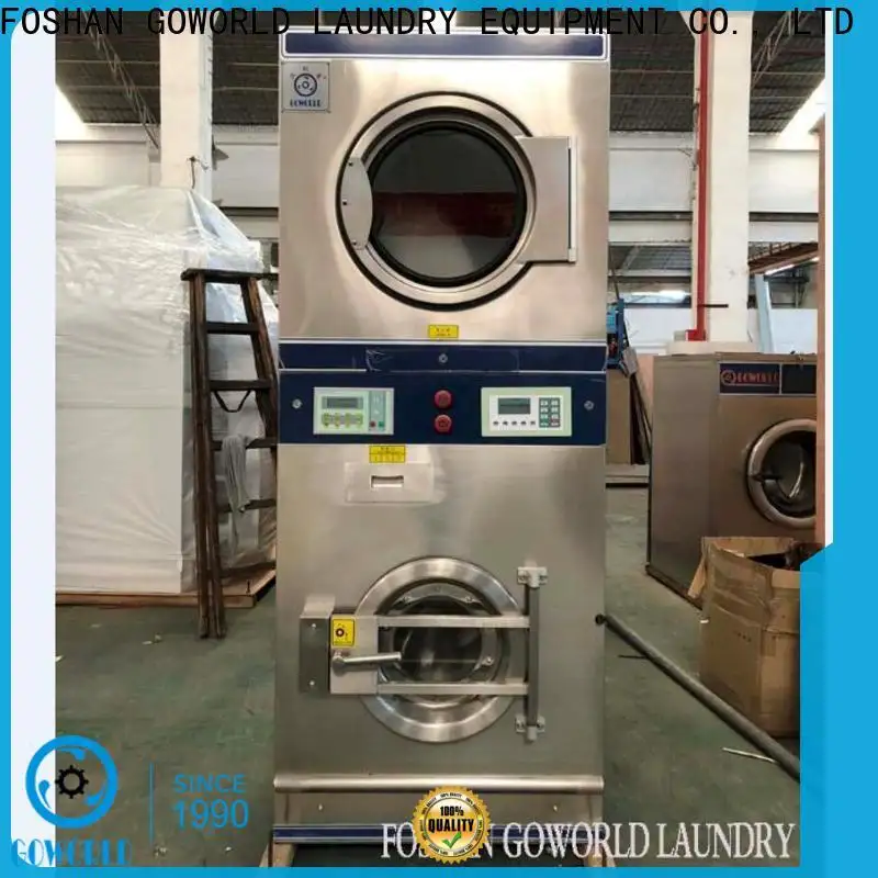 GOWORLD stainless steel semi automatic laundry machine Easy to control for Commercial laundromat462 1