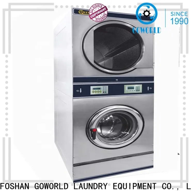 GOWORLD stainless steel semi automatic laundry machine Easy to control for Commercial laundromat481 1