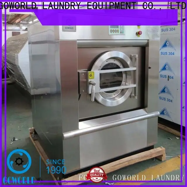 GOWORLD stainless steel semi automatic laundry machine Easy to control for Commercial laundromat484 1