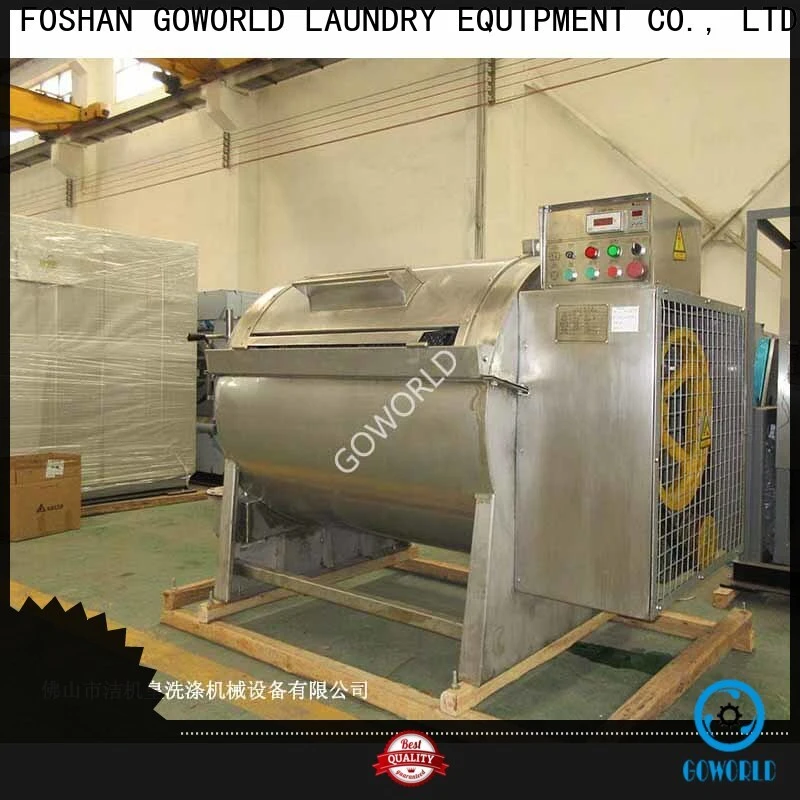 GOWORLD stainless steel semi automatic laundry machine Easy to control for Commercial laundromat487 1