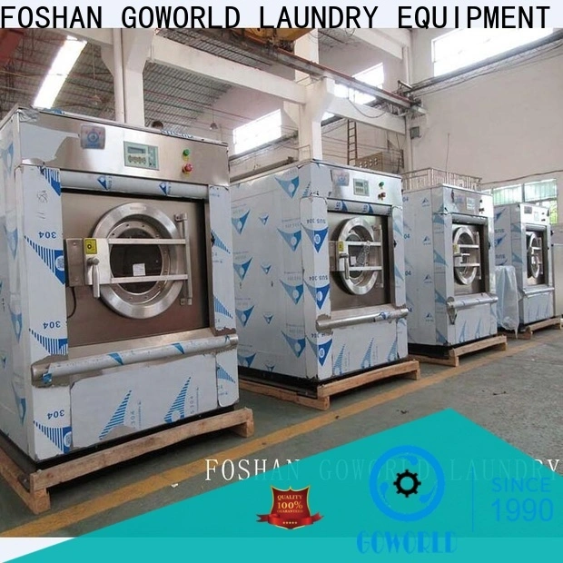 GOWORLD stainless steel semi automatic laundry machine Easy to control for Commercial laundromat489 1