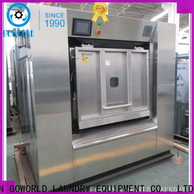GOWORLD stainless steel semi automatic laundry machine Easy to control for Commercial laundromat490 1