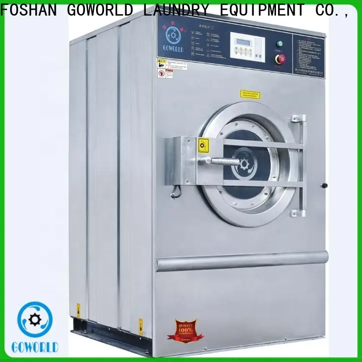 GOWORLD stainless steel semi automatic laundry machine Easy to control for Commercial laundromat493 1