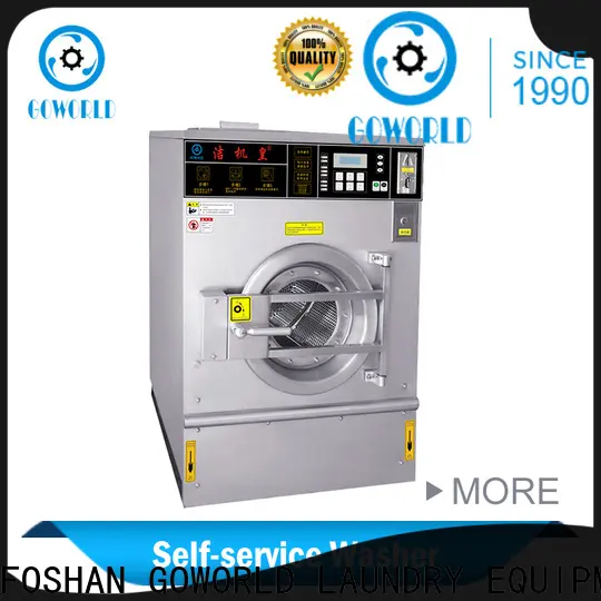 GOWORLD stainless steel semi automatic laundry machine Easy to control for Commercial laundromat526 1