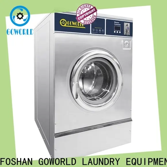 GOWORLD stainless steel semi automatic laundry machine Easy to control for Commercial laundromat534 1
