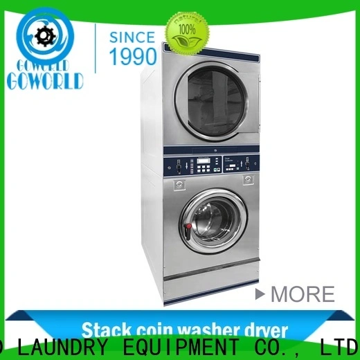 GOWORLD stainless steel semi automatic laundry machine Easy to control for Commercial laundromat541 1